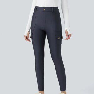 HIgh Waisted Sheen 7/8 Leggings with Pockets